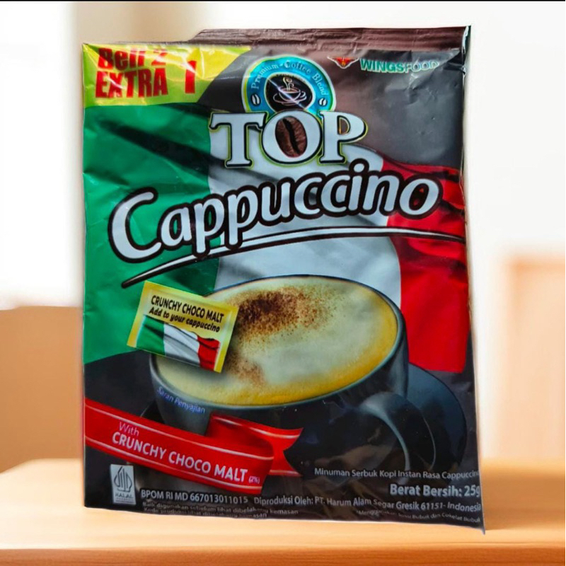 

(COD) Top Coffe Capuccino 1 Renceng 15 sachet