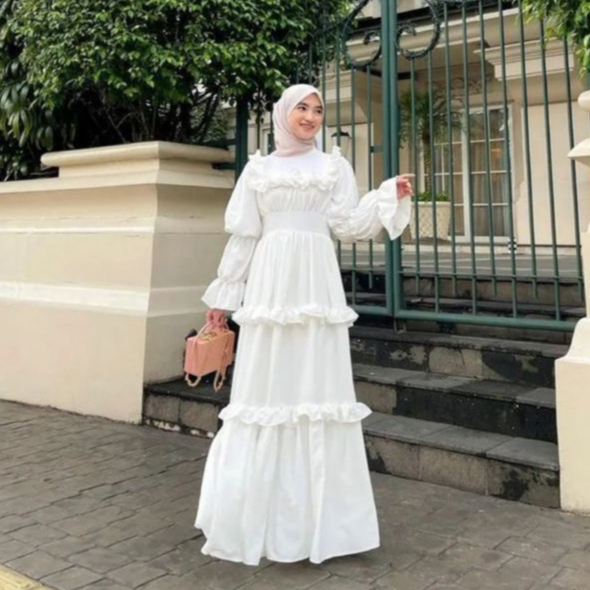 RX FASHION - XANTHIA DRESS VINTAGE / DRESS GAMIS WANITA -PN