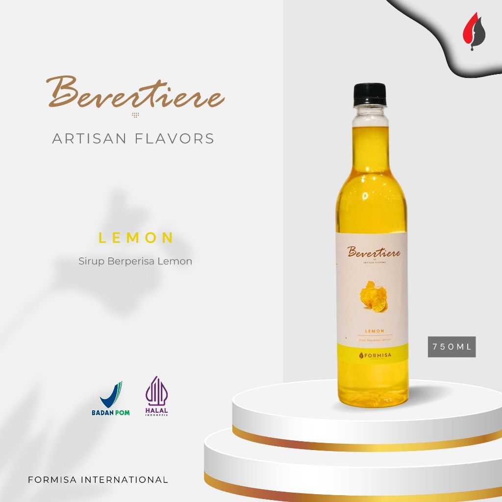 

FORMISA - Bevertiere Lemon Syrup 800ml - Sirup Minuman Rasa Lemon 800ml / HORECA