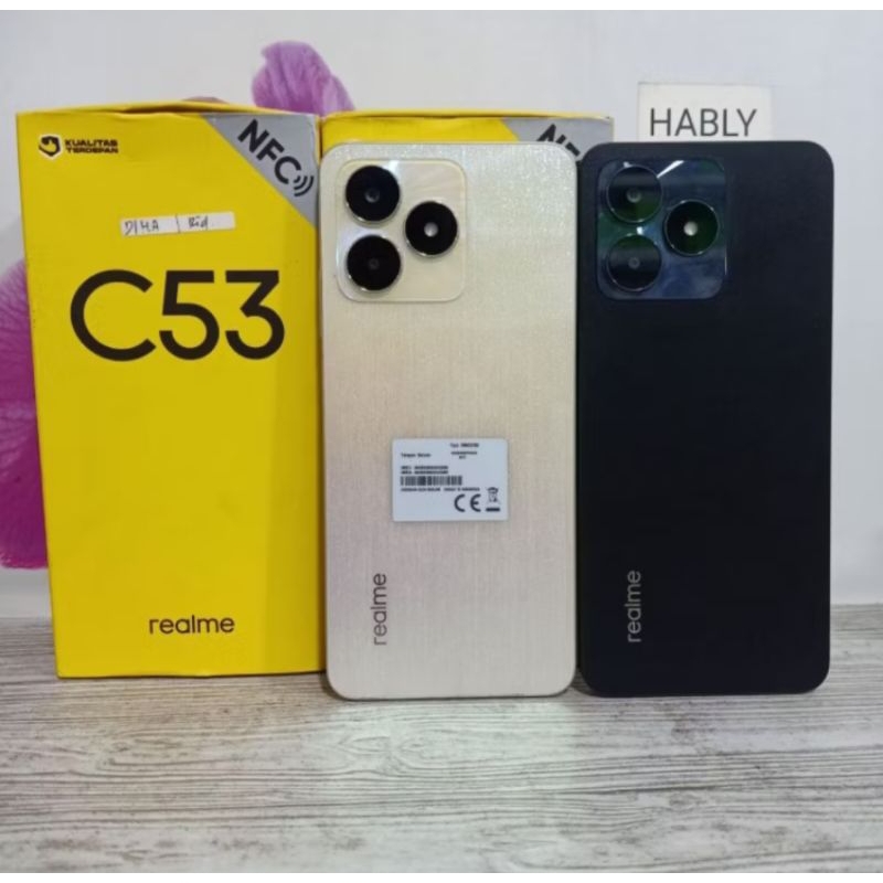 PROMO COD/hp realme c53 6/128gb 8/256 second fullset original