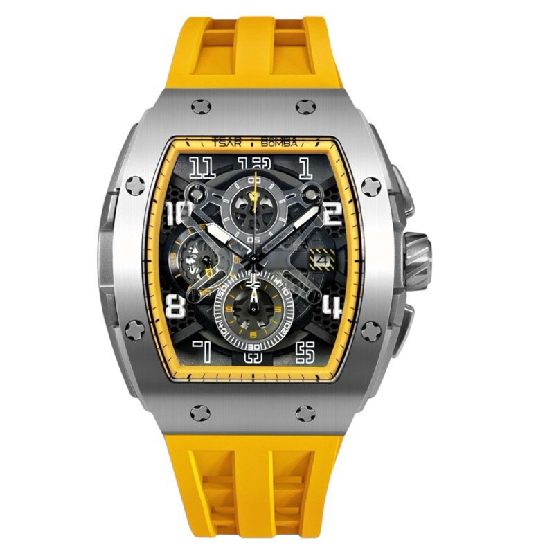 Jam tangan Tsar Bomba TB8211 Yellow Original