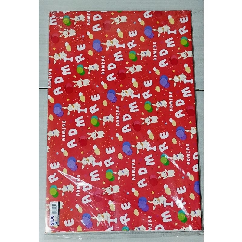 

Kertas Kado Glossy SIDU Motif 1 pack Isi 50 Lembar