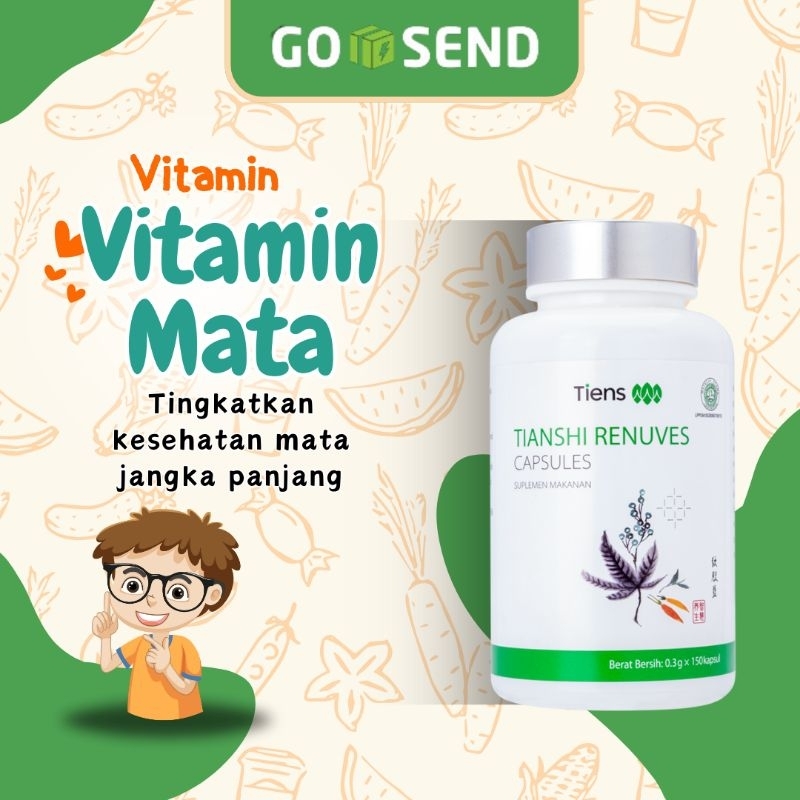 Renuves Tiens Original - Obat Mata Minus - Tiens Renuves Kapsul