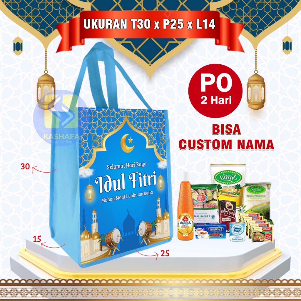 

Tas Souvenir Lebaran Custom / Goodie Bag Ramadhan Gratis nama / Tas Lebaran Muat Sembako / TAS LEBARAN - TAS PARCEL - BINGKISAN LEBARAN - SOUVENIR LEBARAN - TAS IDUL FITRI