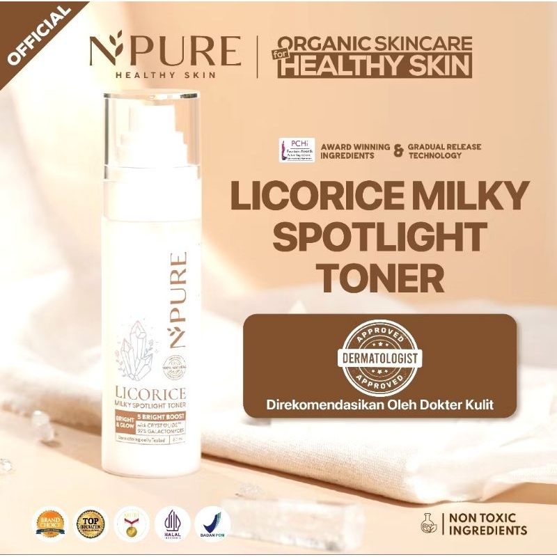 NPURE LICORICE MILKY SPOTLIGHT TONER