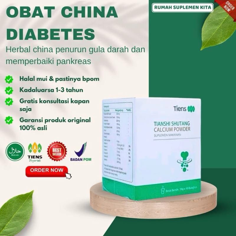 Susu Tianshi Shutang Calsium Powder Tiens Diabetes Original 1 sachet