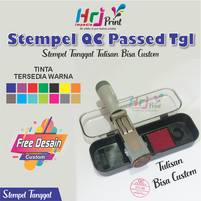 

Stempel QC Passed Tanggal | Stempel Tanggal Shiny QC Passed | Stempel Shiny Tanggal Custom