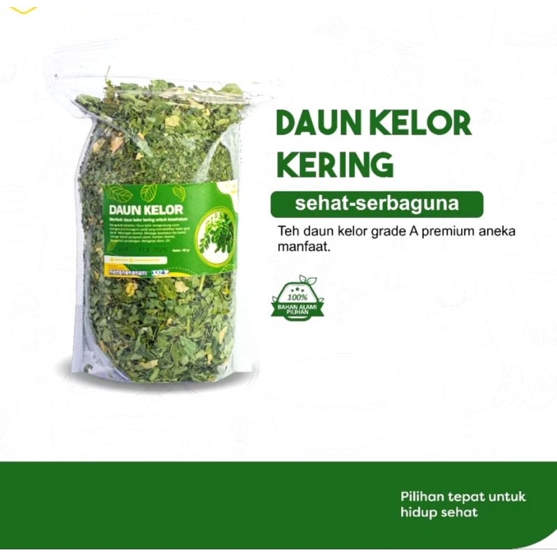 

Daun Kelor / Teh Daun Kelor / Moringa Kering 100 % Organik Tanpa Campuran