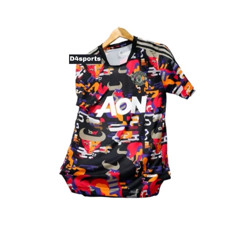 Manchester United Imlek Edition Player Version Baju Bola Manchester United Imlek Edition Player Issu