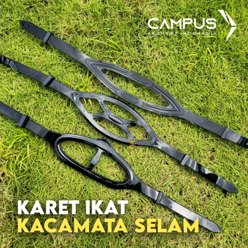MASK STRAP SILICONE Tali Karet Kacamata Selam Scuba Diving Snorkeling