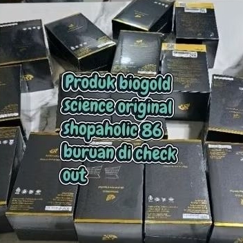 BIOSCGOLD BioGold Bio Sc Gold Original 1 Box Isi 30 Sachet Biogold Science Stemcell Bio Gold Origina
