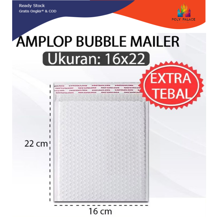 

PP - Bubble Mailer White Pearl 16x22