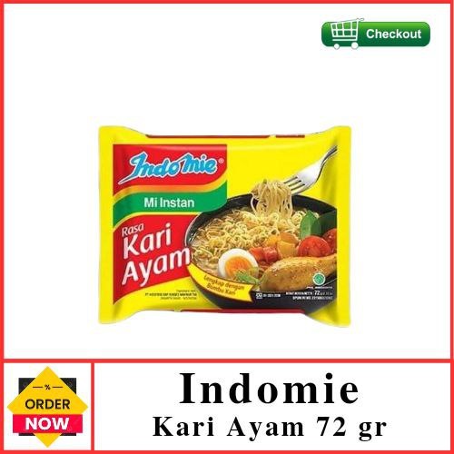 

INDOMIE Instan Rasa Kari Ayam 72 gr Murah