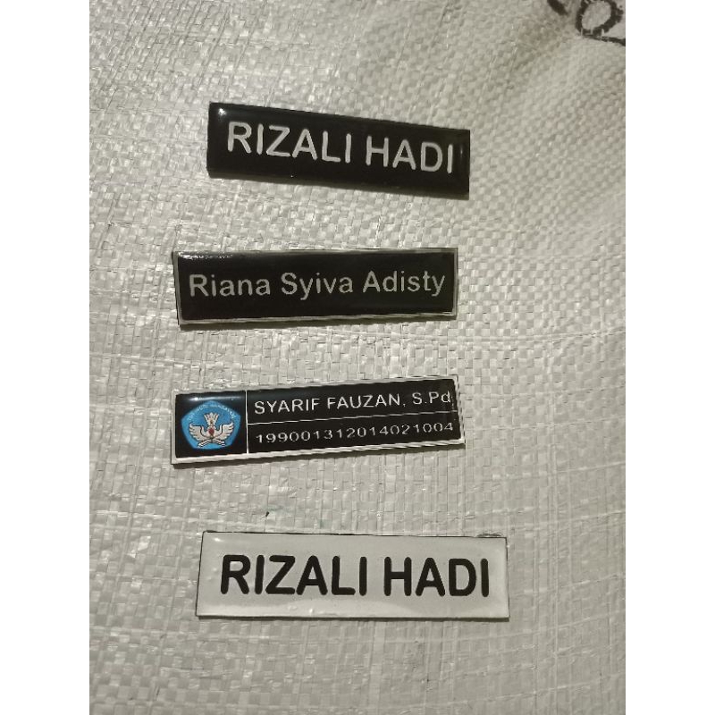 

NAME TAG NAME DADA COSTUM