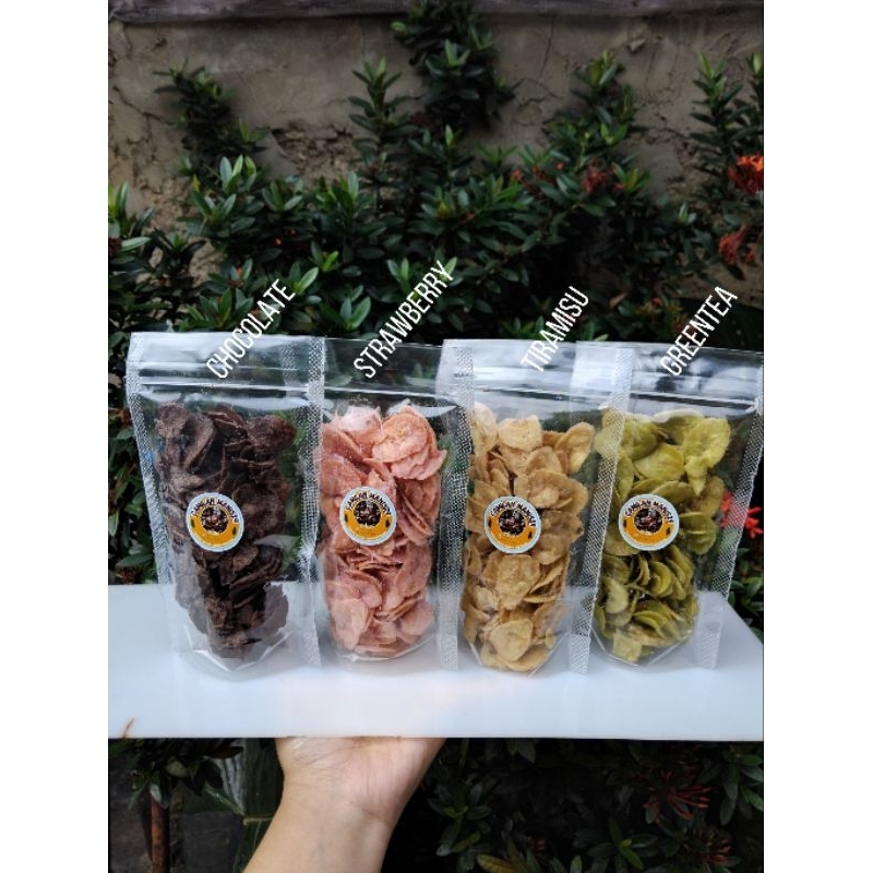 

KERIPIK PISANG COKLAT LUMER MINI @55 gram By camilnis