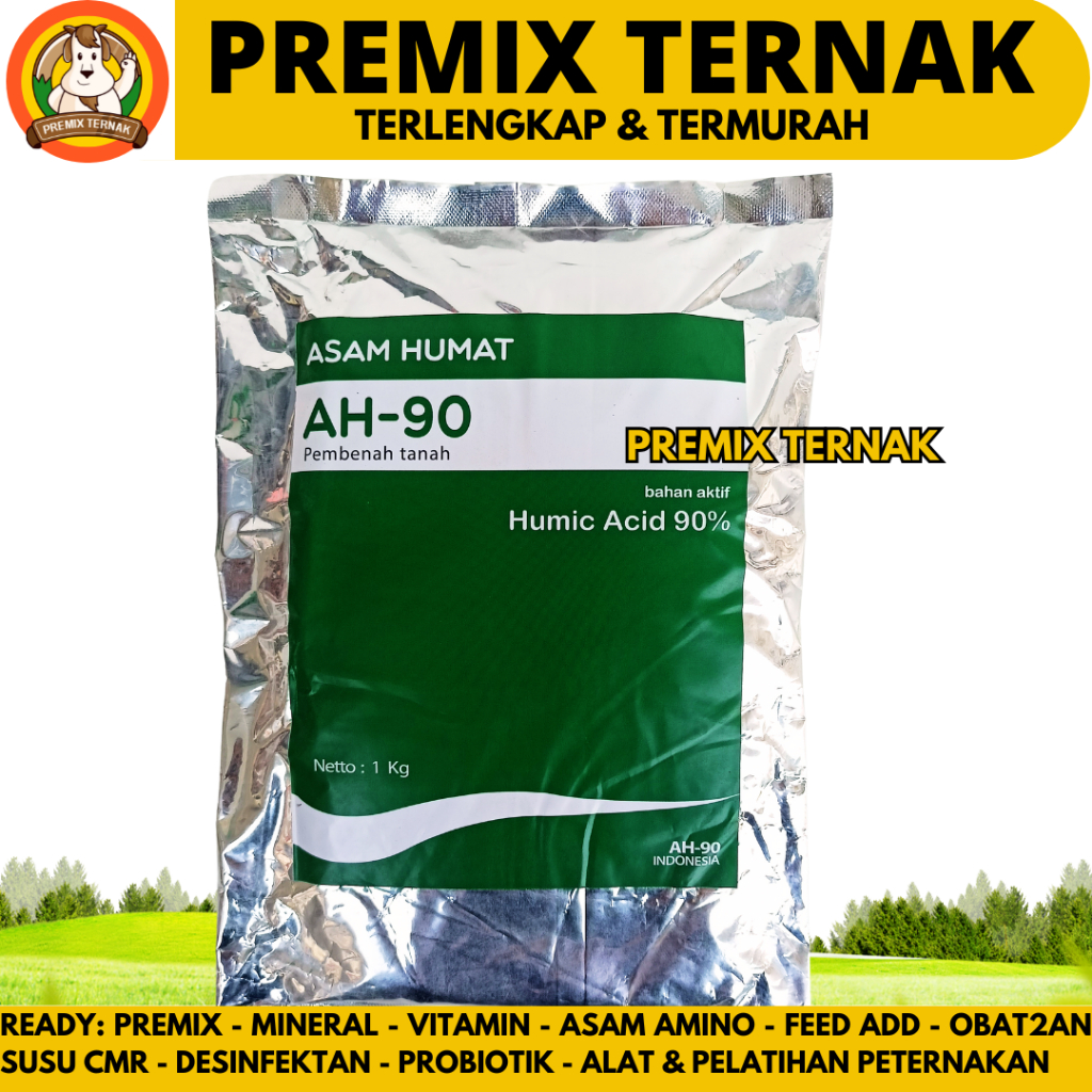 ASAM HUMAT AH-90 1 KG - Sodium Humat 90% - Asam Humate Untuk Pembenah Tanah