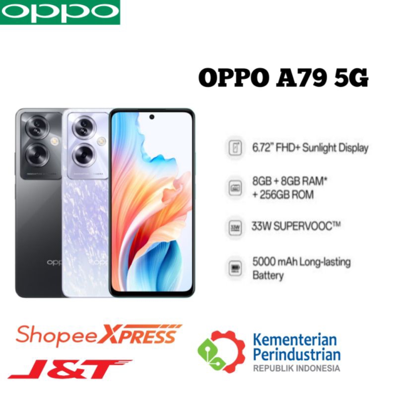 OPPO A79 5G RAM 8 INTERNAL 256 GARANSI RESMI INDONESIA