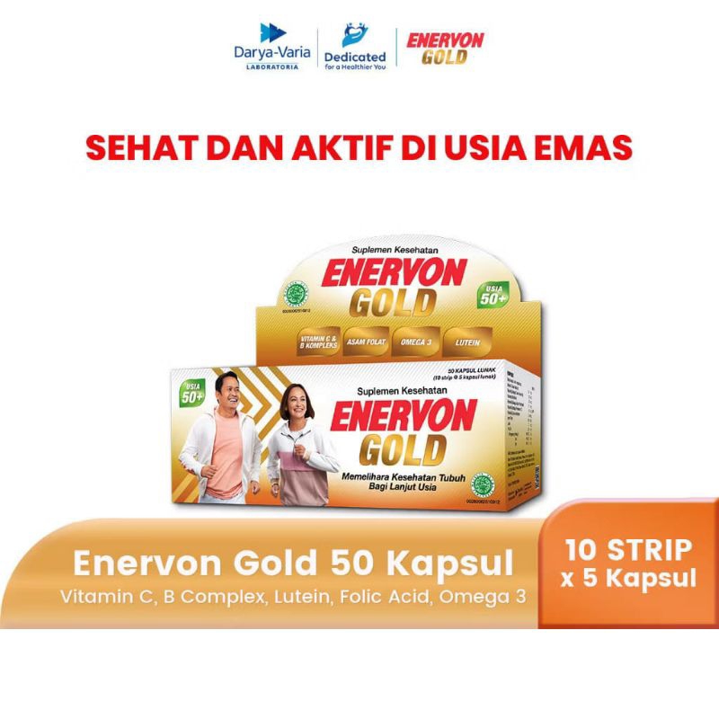 ENERVON GOLD VITAMIN C DAN B COMPLEX SUPLEMENT 1BOX