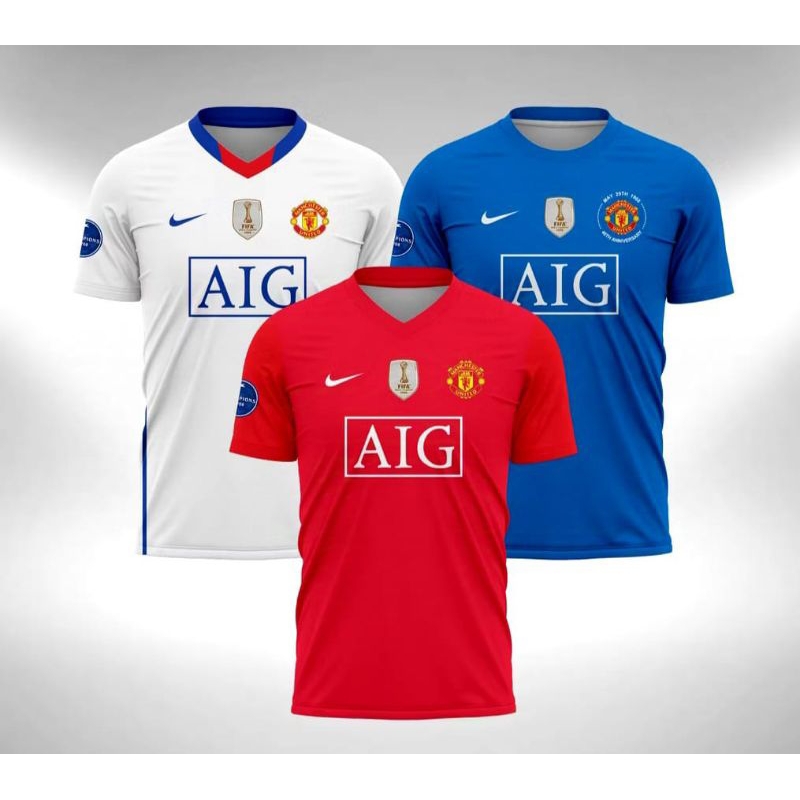 JERSEY MU HOME AWAY 3RD 2008/2009 FULL PRINTING GRATIS NAMA DAN NO PUNGGUNG