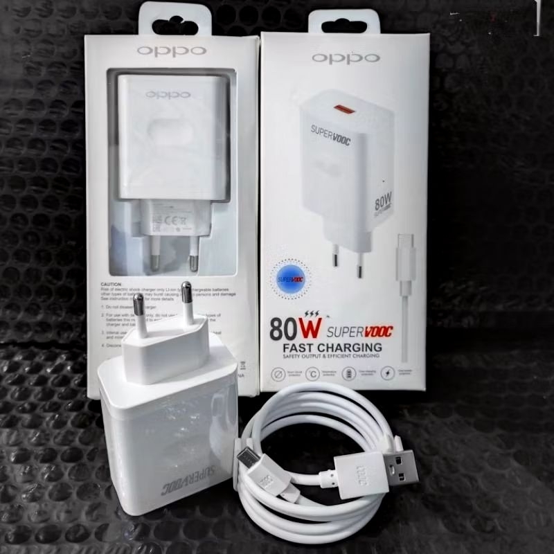 charger oppo tipe C 80 watt fast charger original charger
