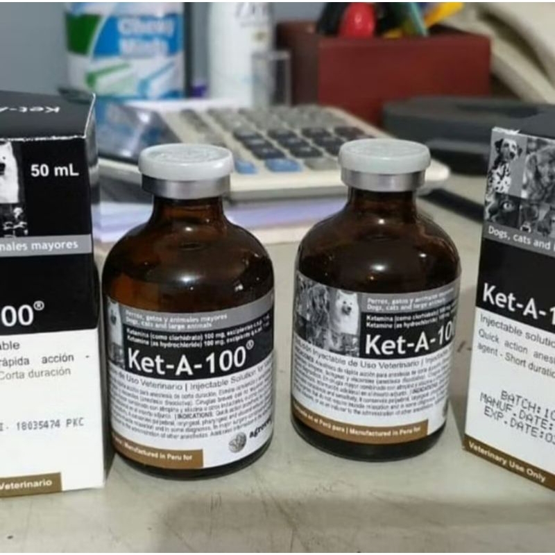 Ketamine Ket-A-100 Obat Hewan Peliharaan 50ml Asli