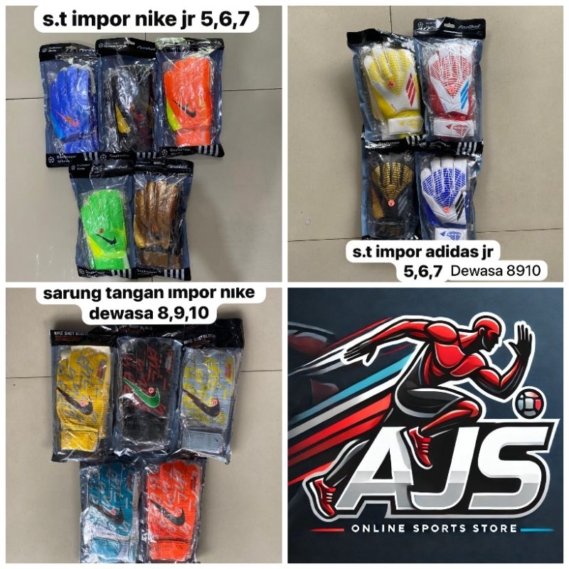 Antarez AJS Sarung Tangan Kiper Anak & Dewasa Adidas Fingersave