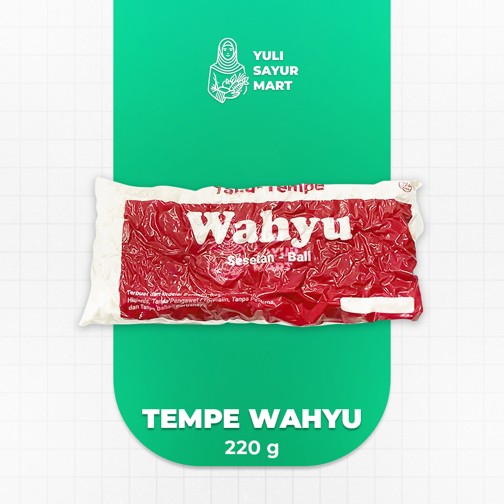 

Tempe Wahyu 220g - Yuli Sayur Mart