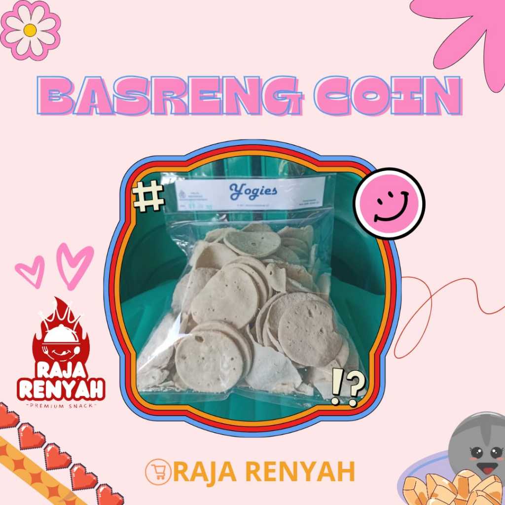

Basreng Coin 300g Yogies - Cemilan Kriuk yang Bikin Nagih!