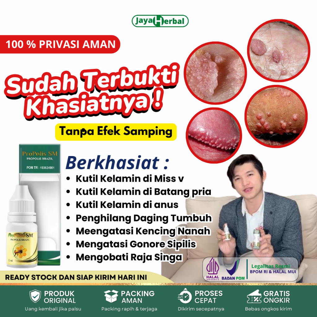 Obat Kutil Kelamin, Hpv, Gatal Kelamin Pria/Wanita, Gonore, Gatal Selangkangan 100% Privasi Aman