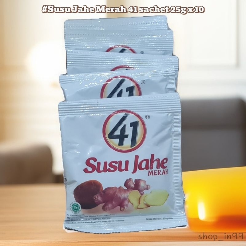 

Susu Jahe Merah 41 sachet 25g x 10