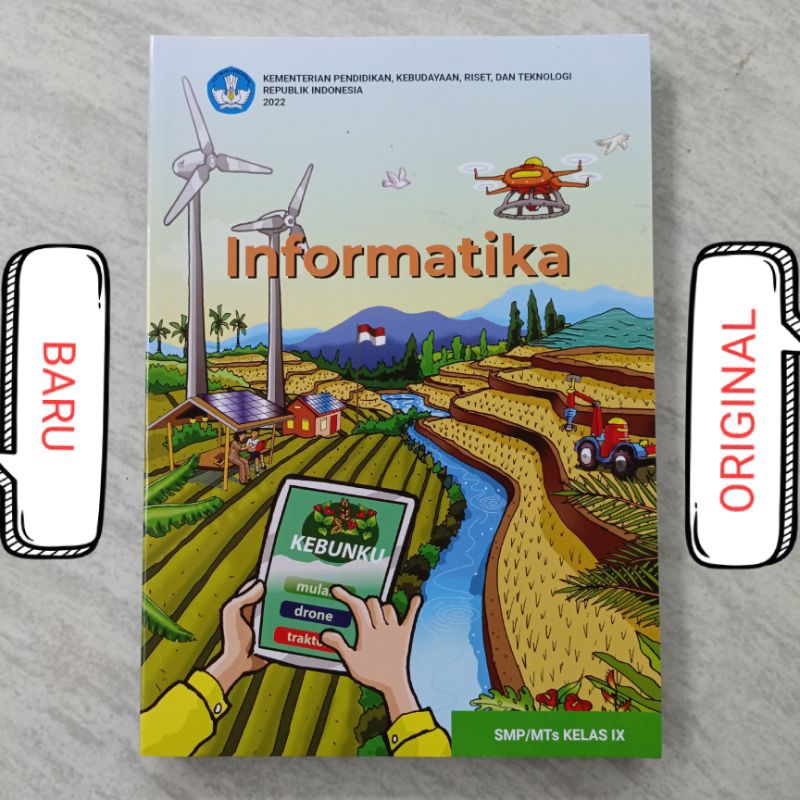 Buku Paket Informatika TIK Teknologi Informasi dan Komunikasi kelas 9 IX 3 III SMP MTS Kementrian Ke