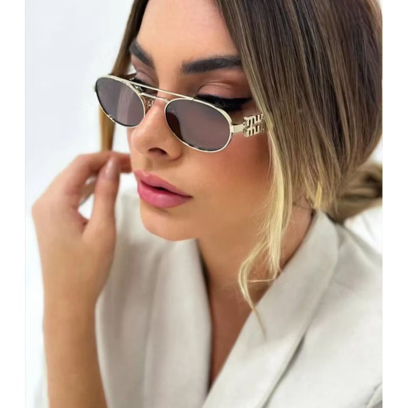 Kacamata Sunglasses wanita Miumiu Vintage Anti UV400 protection