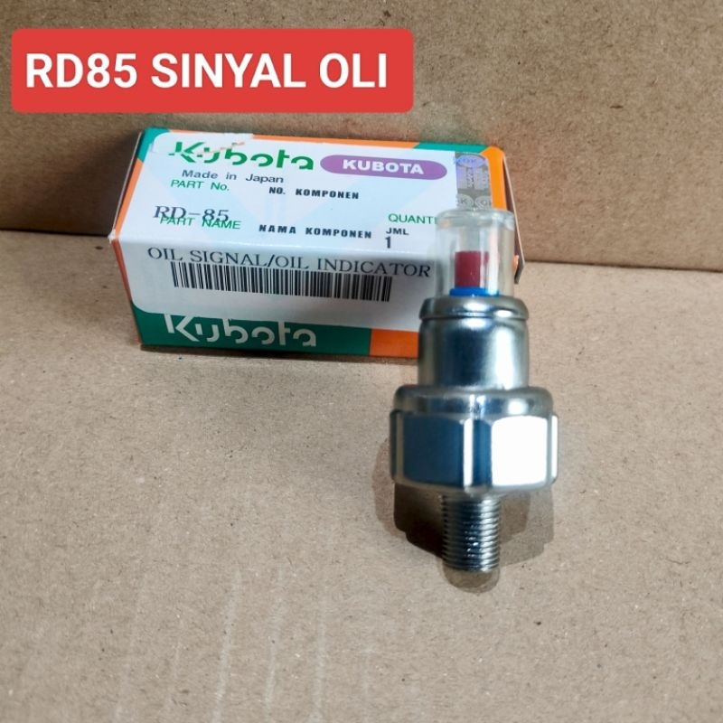 RD 85 Sinyal oli atau tanda oli mesin kubota RD85 traktor sawah