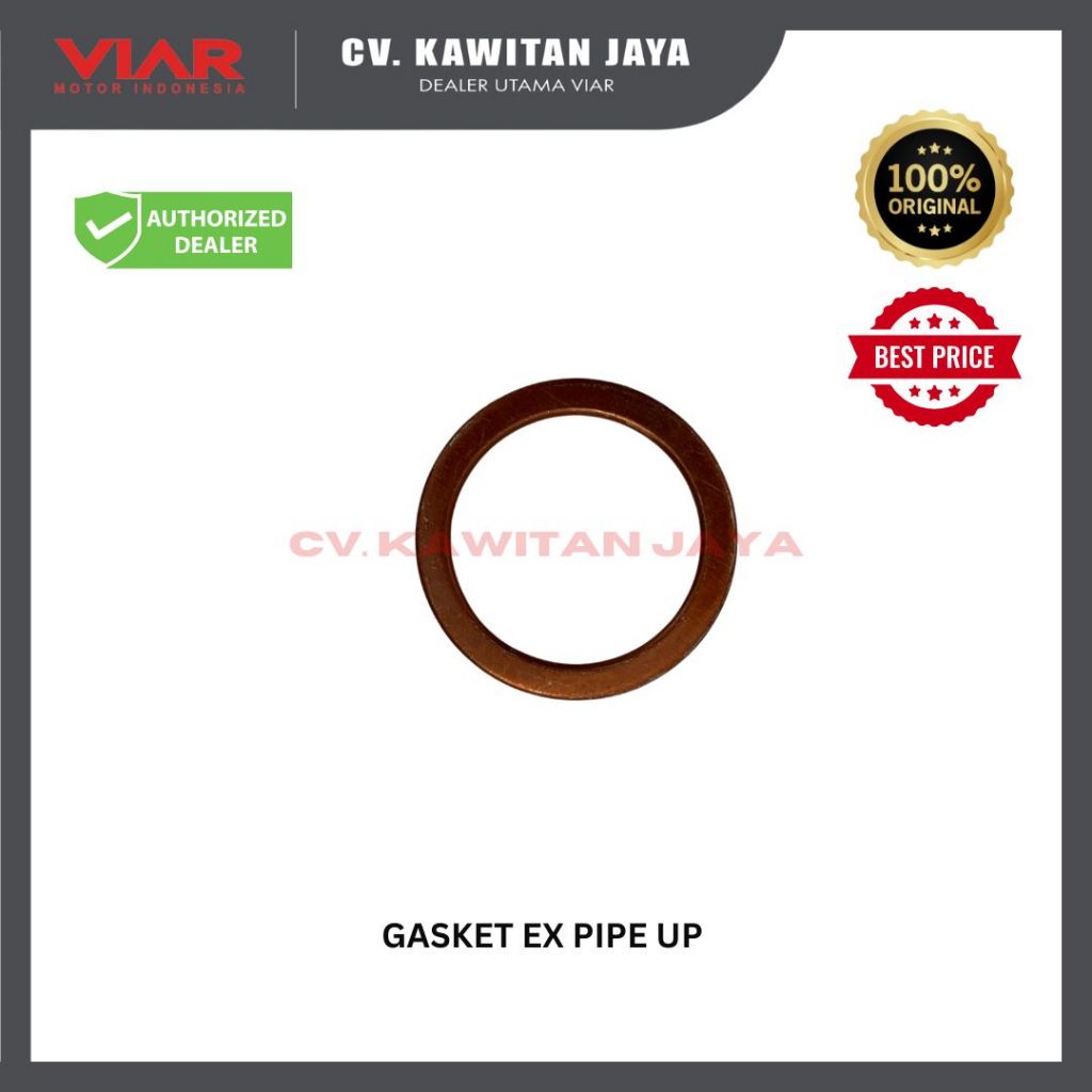 PAKING KNALPOT ATAS VIAR 150 200 | GASKET EX PIPE UP VIAR KARYA