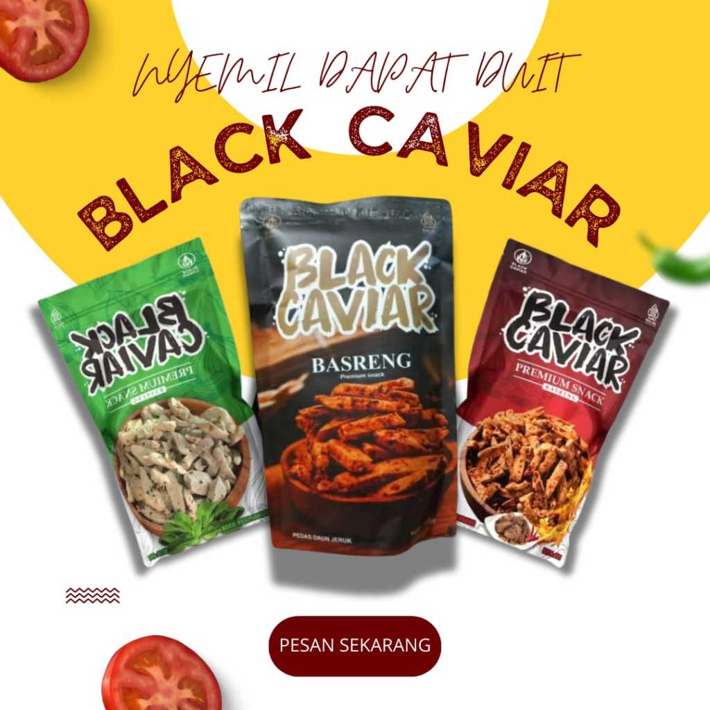 

Yogies Basreng Black Caviar 1 Goodie Bag Isi 5- Nyemil Enak, Dapat Duit!