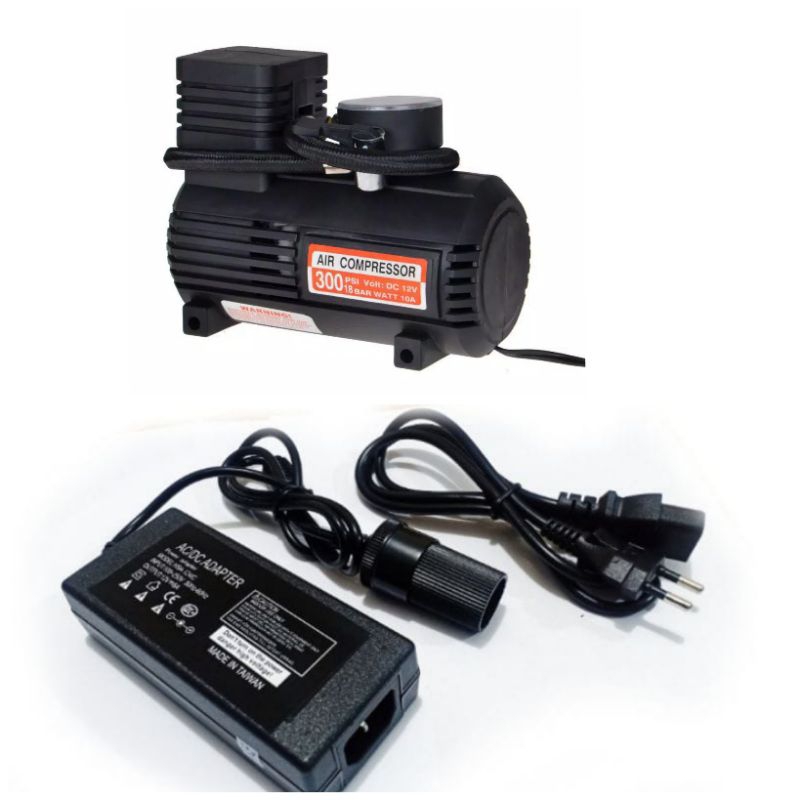 pompa angin kompresor listrik tinggal pakai