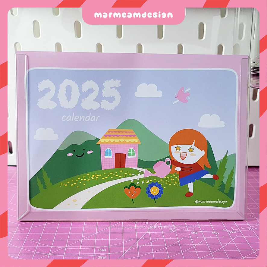 

KALENDER 2025 AESTHETIC | Full Color Illustration