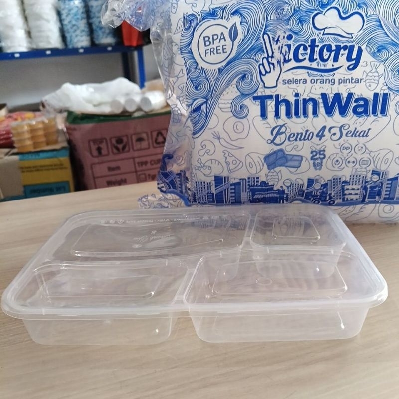 THIN WALL BENTO VICTORY 4 SEKAT