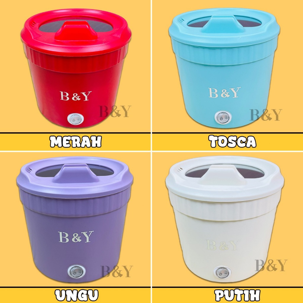 Baru Alat Masak Mini / Panci Listrik Mini Teflon / Panci Listrik 0,8L / Panci Masak Listrik Mini