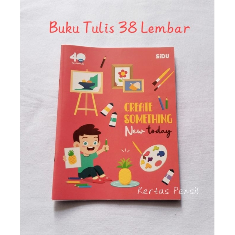 

Buku Tulis Sidu 38 lembar / Buku Tulis Cover Motif / Buku Tulis Satuan / CP-23071128