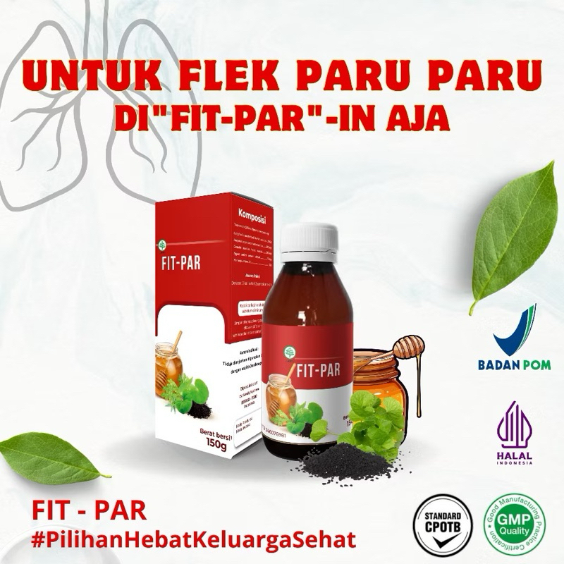 

Madu FIT PAR Flek Paru 150 Gram