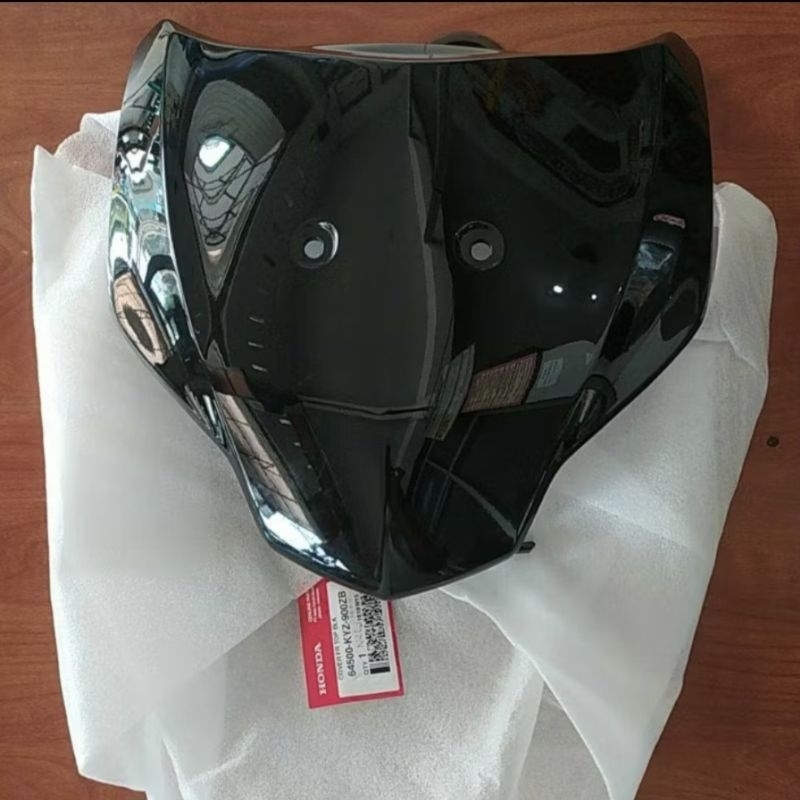 cover tameng depan Supra X 125 Helm-in Hitam 64500KYZ900ZB