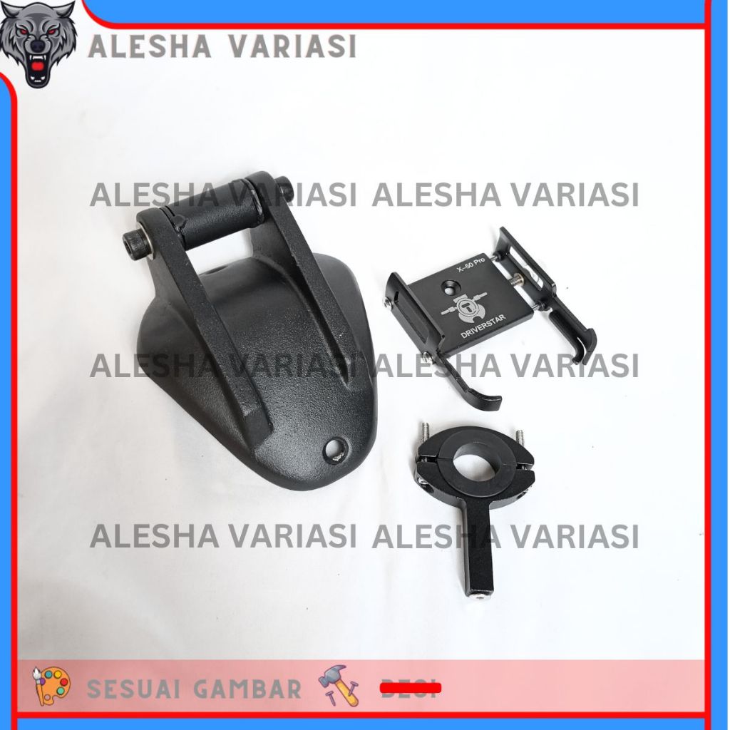PAKET HOLDER HP XMAX NEW CONNECTED XMAX OLD BRACKET BREKET DUDUKAN TEMPAT JEPITAN PEGANGAN HANDPHONE