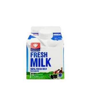 

DIAMOND FRESH MILK PLAIN 350ML 1PC ,100% SEGAR & SEHAT BERGIZI TINGGI