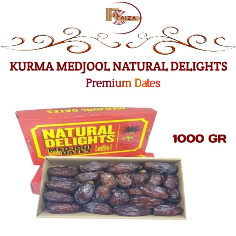 

Kurma Medjool Bard Valley 1 Kg California Natural Delights