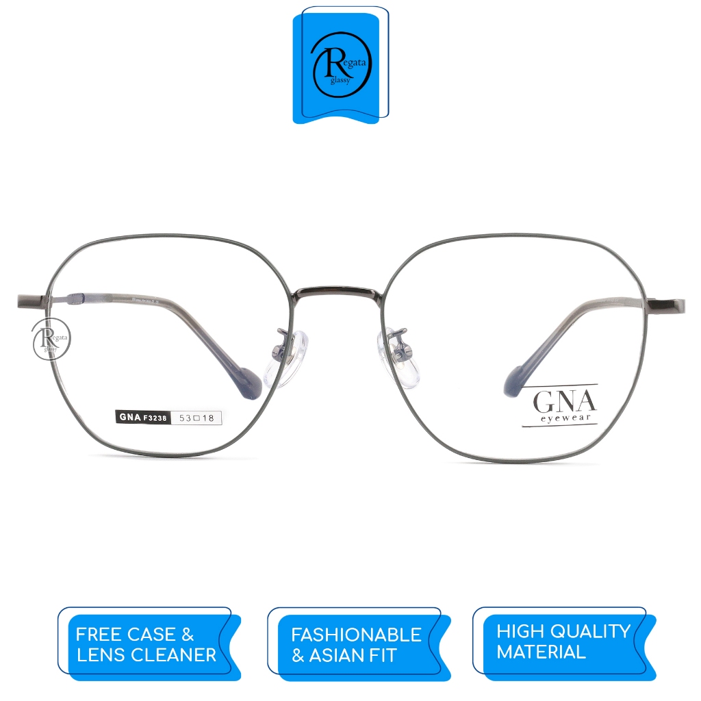 GNA Eyewear /  GNA F-3238 / Frame Kacamata GNA Eyewear ORIGINAL