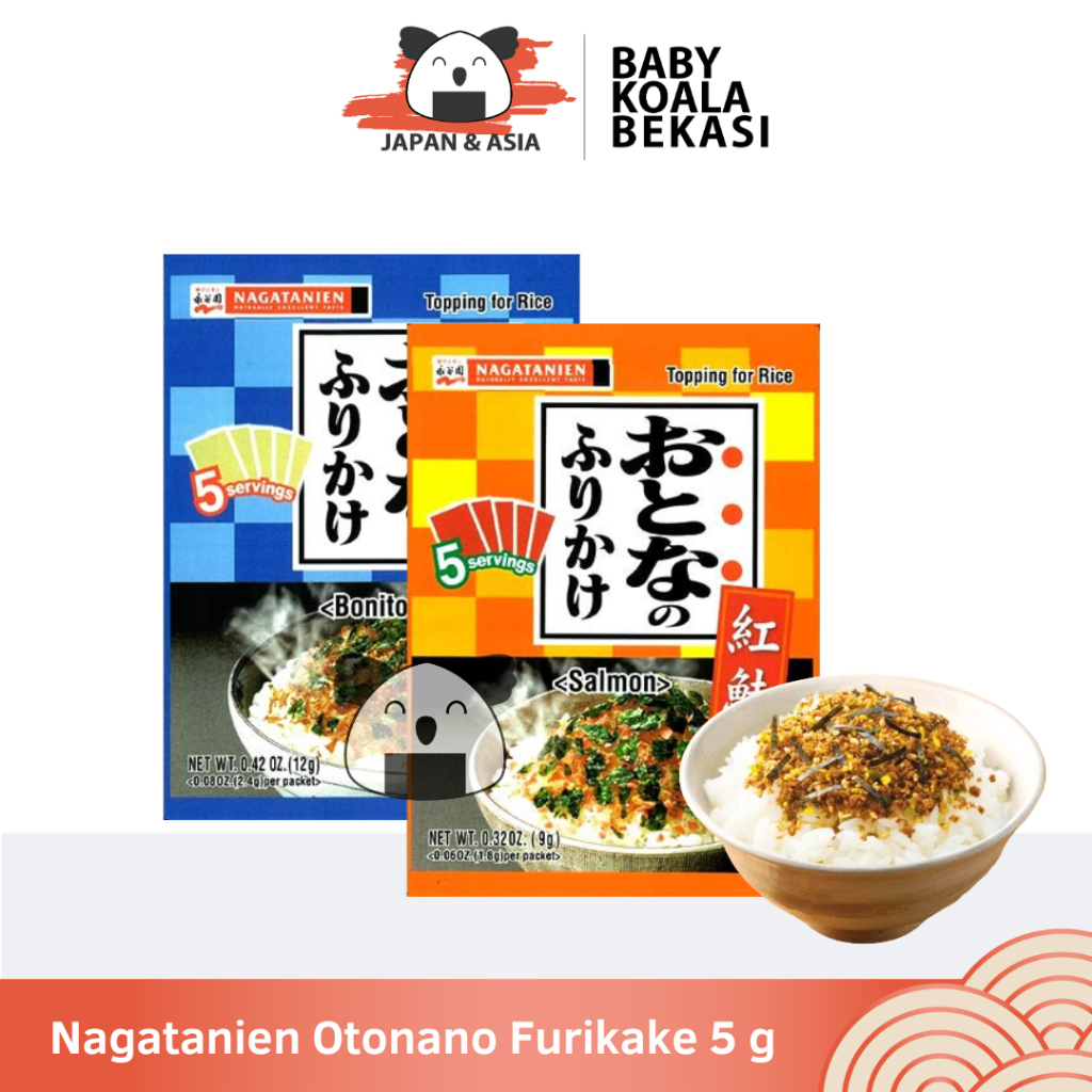 

NAGATANIEN Otonano Furikake | Salmon Cakalang | Abon Jepang - BKB