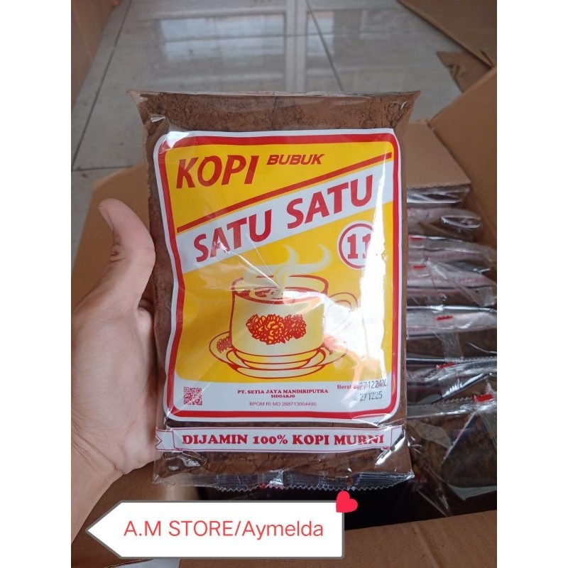 

KOPI SATU SATU 250gr KOPI 11 KOPI BUBUK KOPI MURNI