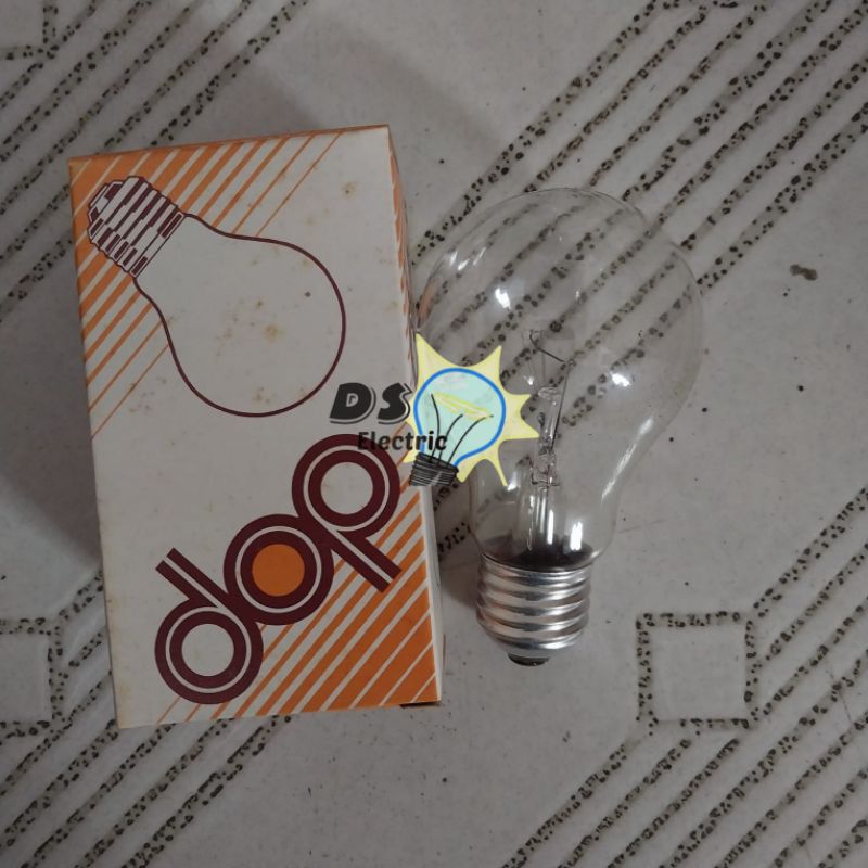 DOP Lampu Bolam Bohlam Pijar 60W 60 Watt 220-240V Fitting E27