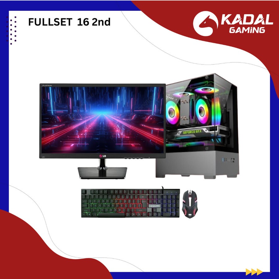 PC Gaming Intel VGA Nvidia Full Set Murah Komputer CPU Rakitan Design